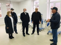 МИНИСТР ПРОИНСПЕКТИРОВАЛ ТКУАРЧАЛСКУЮ  ЦРБ